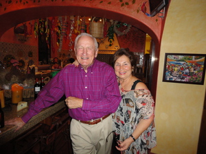 John and Mary Bragg in their beautiful kitchen